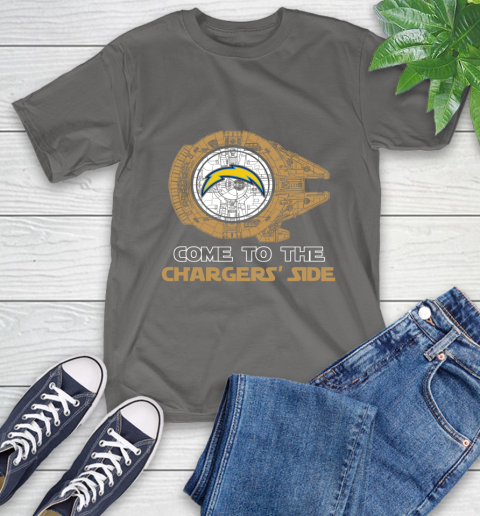 NFL Come To The Los Angeles Chargers Star Wars Football Sports T-Shirt 10