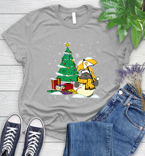 Pittsburgh Pirates MLB Baseball Cute Tonari No Totoro Christmas Sports Women's T-Shirt 5