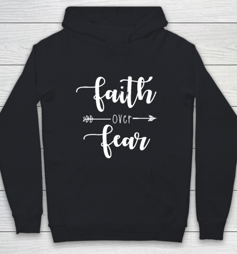 Faith Over Fear Relaxed Youth Hoodie