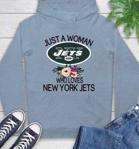 NFL Just A Woman Who Loves New York Jets Football Sports Hoodie 6