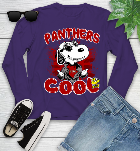 NFL Football San Francisco 49ers Cool Snoopy Shirt Youth Long Sleeve 4