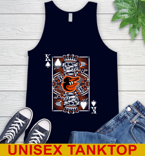 Baltimore Orioles MLB Baseball The King Of Spades Death Cards Shirt Tank Top 2