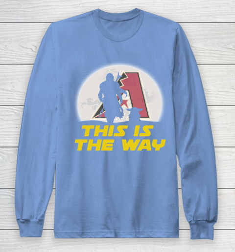 Arizona Diamondbacks MLB Baseball Star Wars Yoda And Mandalorian This Is The Way Long Sleeve T-Shirt 8
