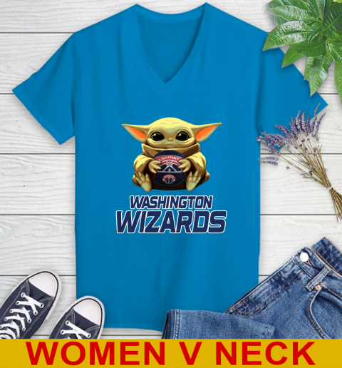 NBA Basketball Washington Wizards Star Wars Baby Yoda Shirt 84