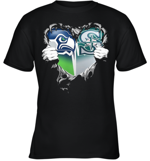 Seattle Mariners Heart Youth T-Shirt 