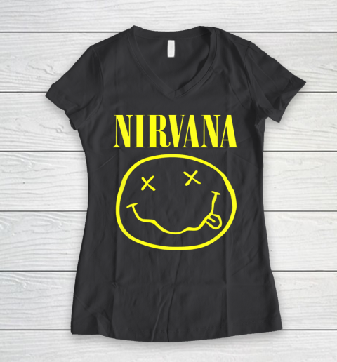 Vintage Nirvanas Women's V-Neck T-Shirt 6