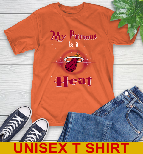NBA Basketball Harry Potter My Patronus Is A Miami Heat T-Shirt 4