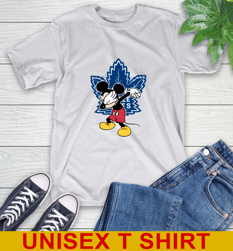Toronto Maple Leafs NHL Hockey Dabbing Mickey Disney Sports T-Shirt 12