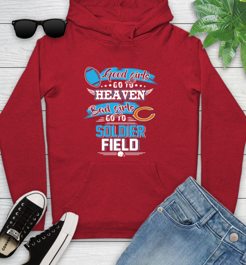 Chicago Bears NFL Bad Girls Go To Soldier Field Shirt Youth Hoodie 12