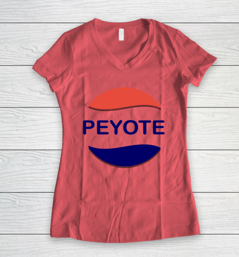Peyote Pepsi Shirt Women's V-Neck T-Shirt 3