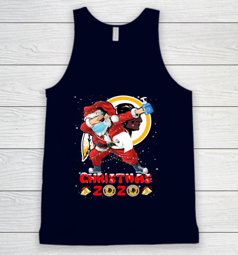 Washington Redskins Funny Santa Claus Dabbing Christmas 2020 NFL Tank Top 2