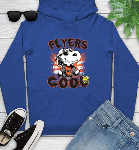 NHL Hockey Philadelphia Flyers Cool Snoopy Shirt Youth Hoodie 9