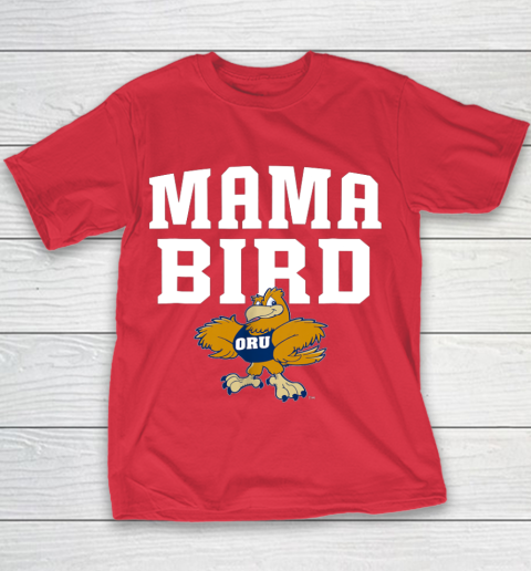 Oral Roberts Golden Eagles Mama Mascot Youth T-Shirt 7