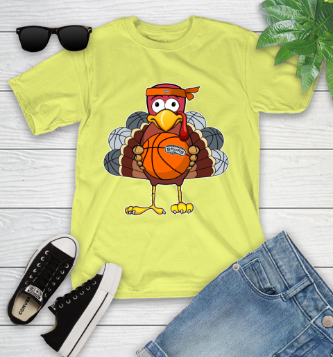 San Antonio Spurs Turkey thanksgiving day Youth T-Shirt 8