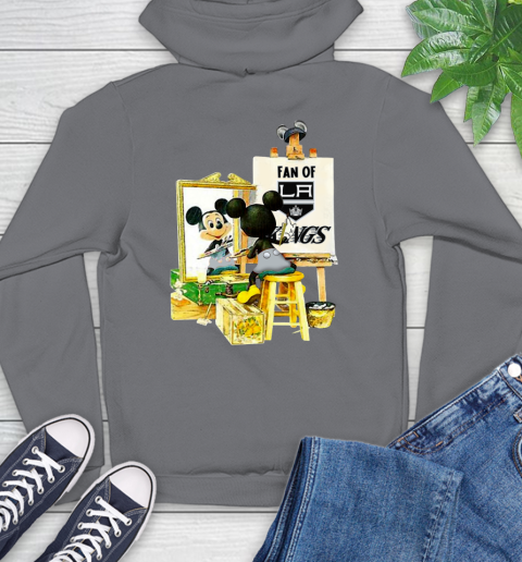 NHL Hockey Los Angeles Kings Mickey Drawing Shirt 19