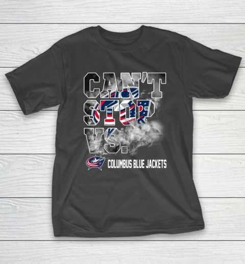 NHL Columbus Blue Jackets Hockey Can't Stop Vs T-Shirt