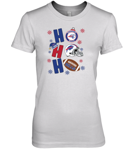 Buffalo Bills Hohoho Santa Claus Christmas Football NFL Premium Women's T-Shirt