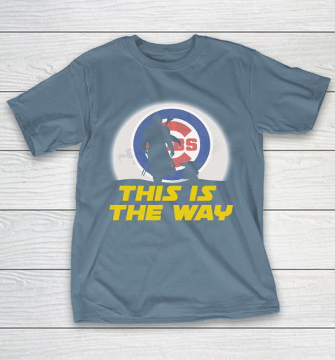 Chicago Cubs MLB Baseball Star Wars Yoda And Mandalorian This Is The Way T-Shirt 6
