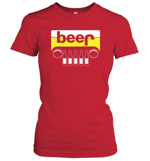 ewxg beer and jeep shirts ladies t shirt 20 front red