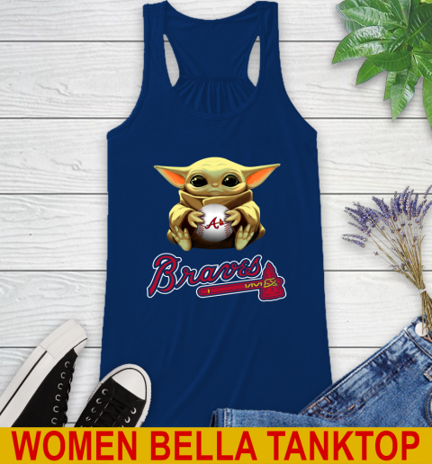 MLB Baseball Atlanta Braves Star Wars Baby Yoda Shirt 45