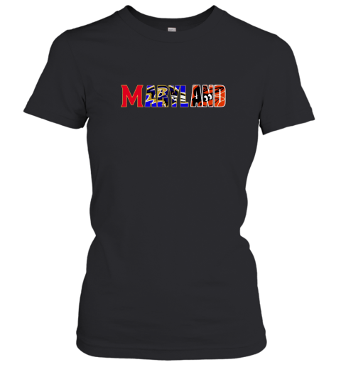 Maryland Baltimore Ravens Baltimore Orioles T Shirt Women T-Shirt