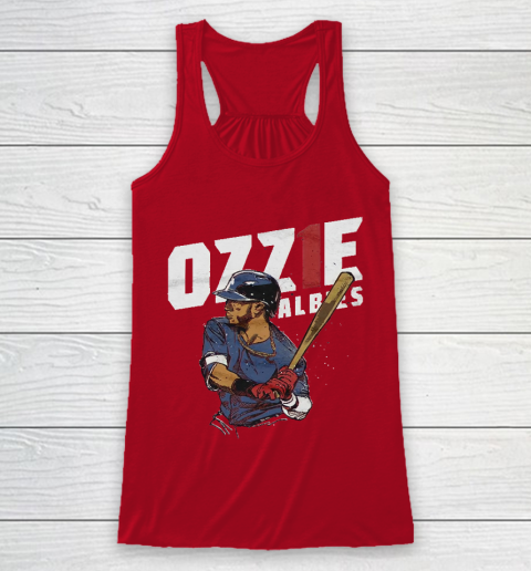 Ozzie Albies 1 Atlanta Brave Racerback Tank 4
