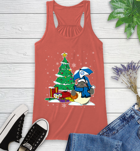 Philadelphia 76ers NBA Basketball Cute Tonari No Totoro Christmas Sports Racerback Tank 3