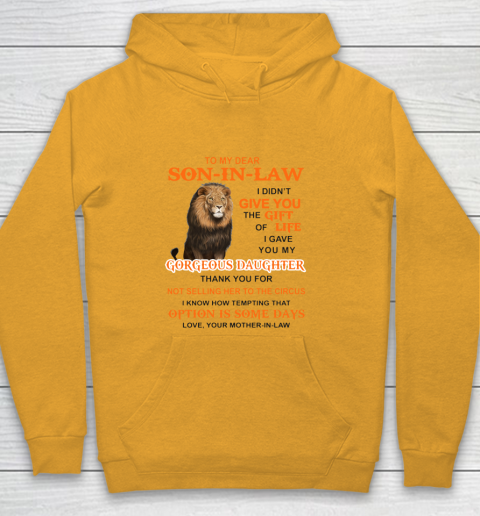 To My Dear Son In Law Youth Hoodie 2