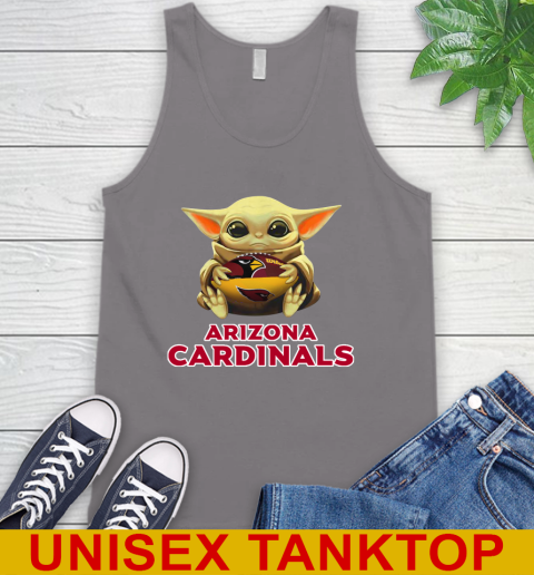 NFL Football Arizona Cardinals Baby Yoda Star Wars Shirt Tank Top 7