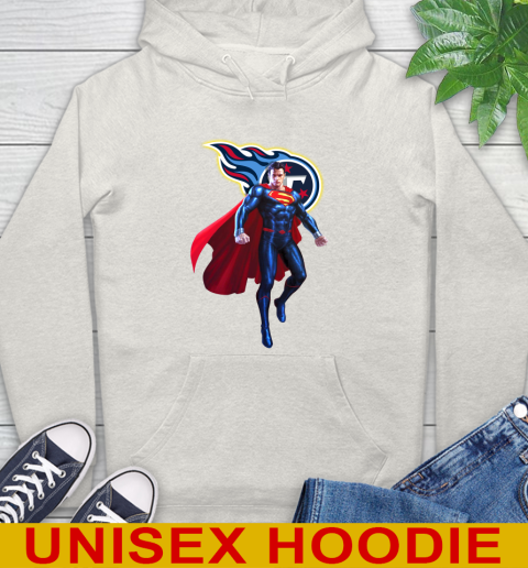 NFL Superman DC Sports Football Tennessee Titans Hoodie 12