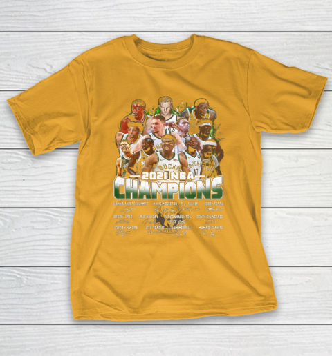 Milwaukee Bucks Championship shirt Milwaukee Basketball Bucks Finals 2021 T-Shirt 2