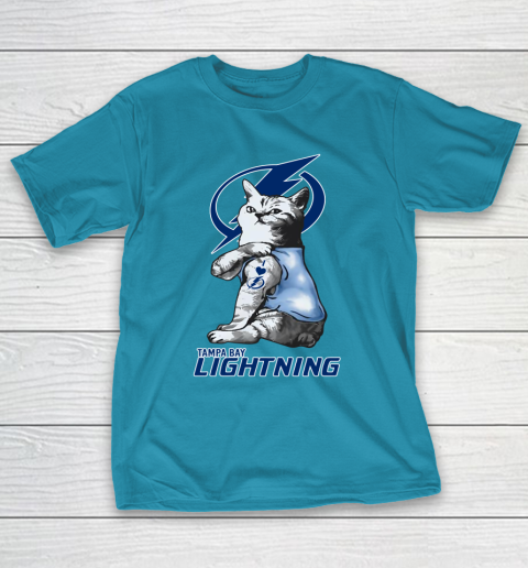 NHL My Cat Loves Tampa Bay Lightning Hockey T-Shirt 7