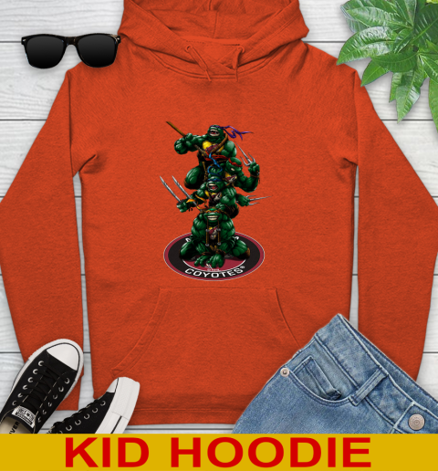 NHL Hockey Arizona Coyotes Teenage Mutant Ninja Turtles Shirt Youth Hoodie 5