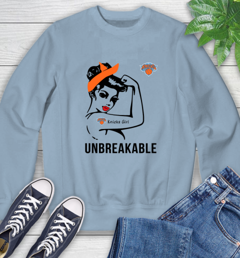 NBA New York Knicks Girl Unbreakable Basketball Sports Sweatshirt 5