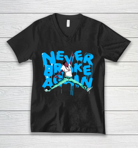 Never Broke Again NBA V-Neck T-Shirt
