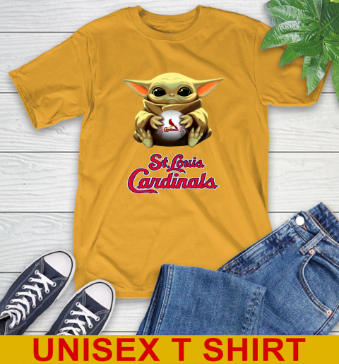 MLB Baseball St.Louis Cardinals Star Wars Baby Yoda Shirt 3