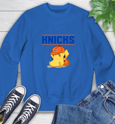 NBA Pikachu Basketball Sports New York Knicks Sweatshirt 8