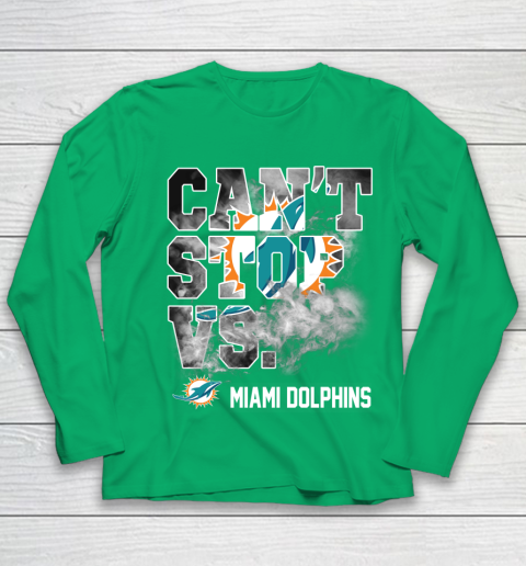NFL Miami Dolphins Can't Stop Vs Youth Long Sleeve 4