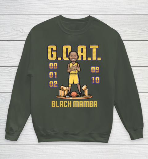 Kobe Bryant Goat Youth Sweatshirt 10