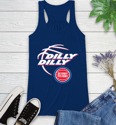 NBA Detroit Pistons Dilly Dilly Basketball Sports Racerback Tank 9