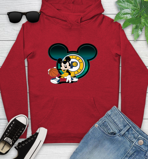 NBA Indiana Pacers Mickey Mouse Disney Basketball Youth Hoodie 11