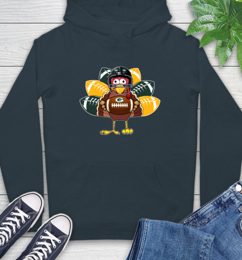 Green Bay Packers Turkey Thanksgiving Day Hoodie 7