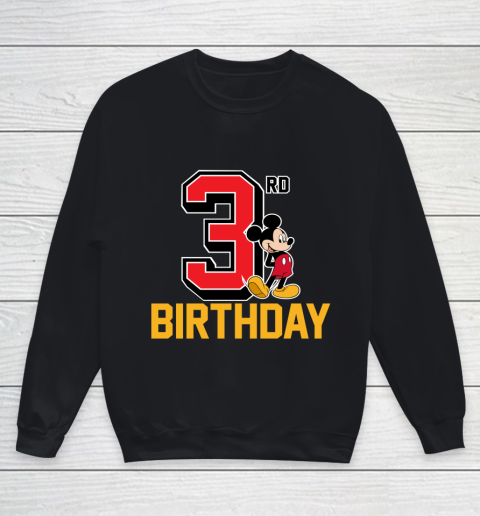 Disney Mickey Mouse My 3rd Birthday Youth Sweatshirt