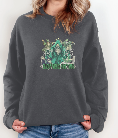 31qh unisex shadow wizard money gang tee sweatshirt 35 front dark heather