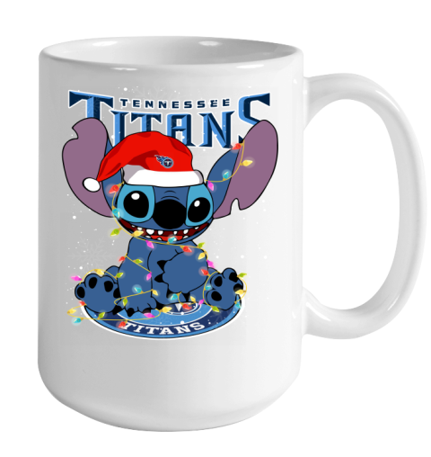 Tennessee Titans NFL Football noel stitch Christmas Color Changing Mug 15oz 2