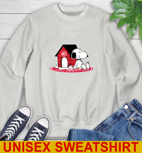 NBA Basketball Atlanta Hawks Snoopy The Peanuts Movie Shirt Sweatshirt 5