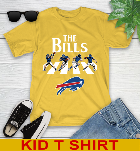 NFL Football Buffalo Bills The Beatles Rock Band Shirt Youth T-Shirt 9