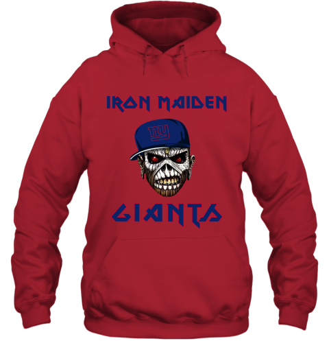 NFL New York Giants Iron Maiden Rock Band Music Football Sports DPGWjnkov9z hoodie 23 95 151514 front red