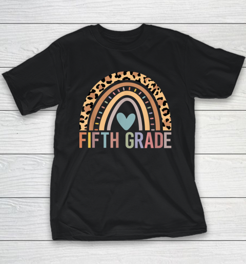 Fifth Grade Rainbow Girls Boys Teacher Team 5th Grade Squad Youth T-Shirt