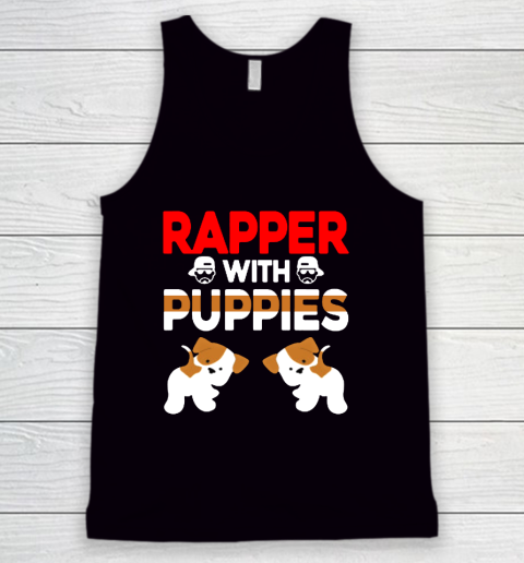 Rapper With Puppies Cute Dog Rap Tank Top